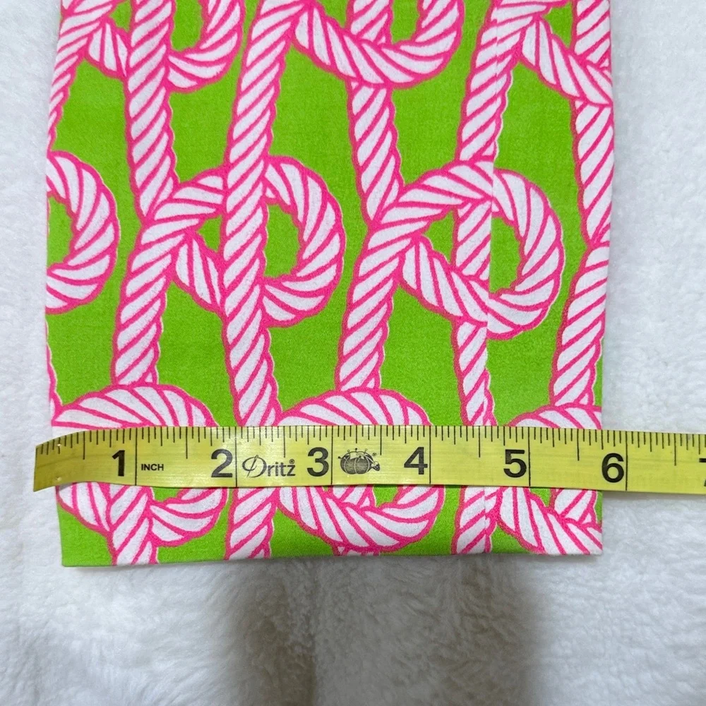 Gretchen Scott Designs Size Small Pink & Green Patterned Trouser Pants - Picture 10 of 10